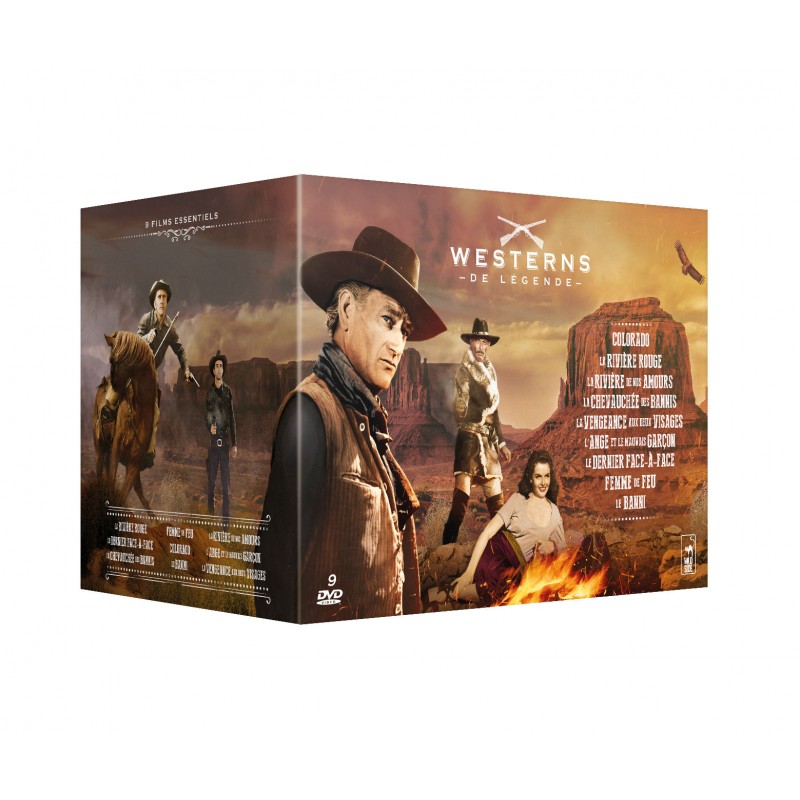 Coffret Westerns de légende (9 DVD)