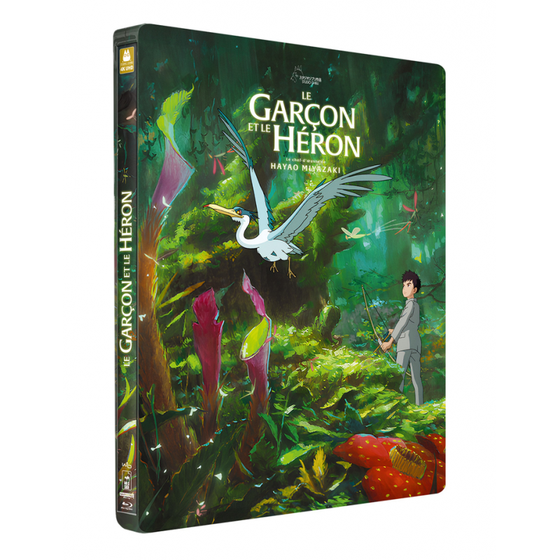 ACHAT UHD 4K STEELBOOK LE GARÇON ET LE HÉRON - Wild Side Video