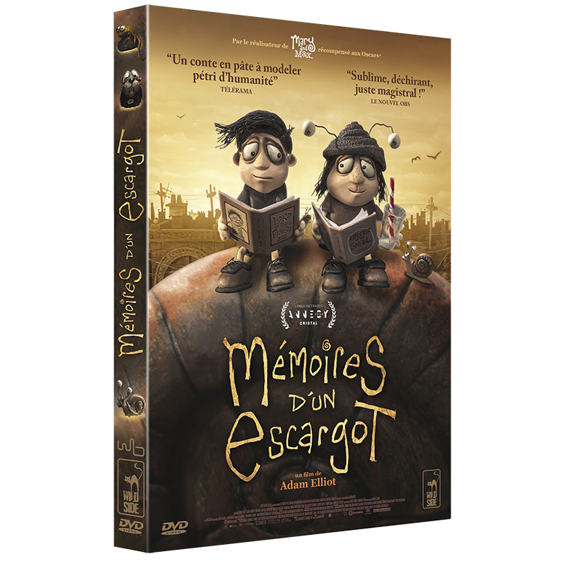 ACHAT DVD Mémoires d'un escargot d'Adam Eliott - Wild Side Video